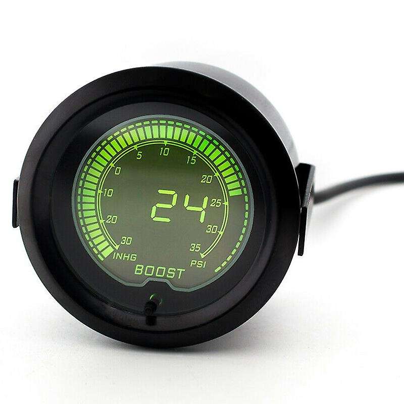 2inch 52mm Universal Car Boost Gauge LCD 7 Colors Psi Turbo Boost Gauge Meter