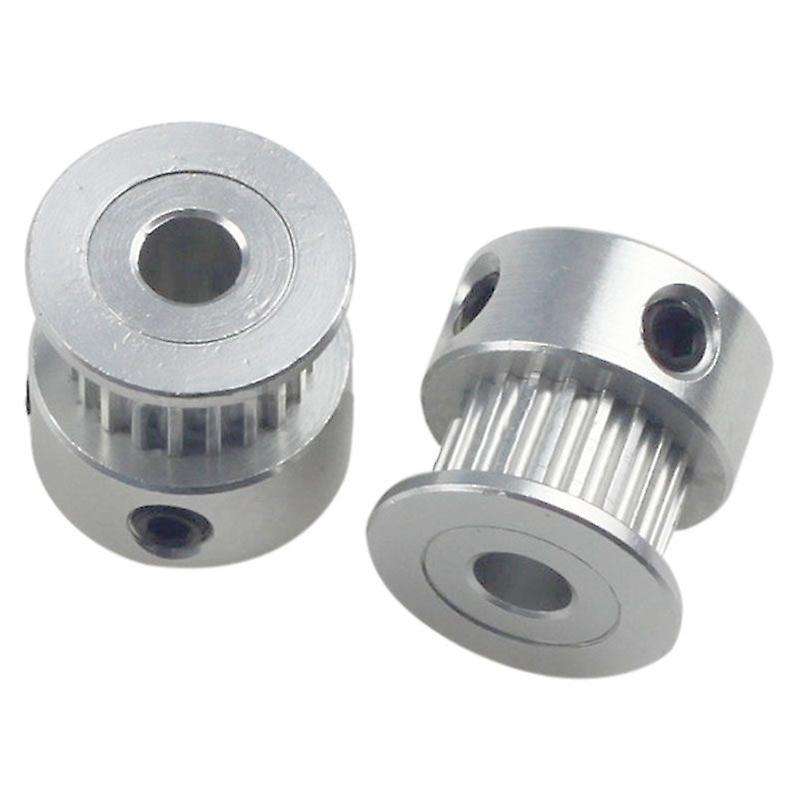 2m 2GT 6mm Rubber Pulley Timing Belt + 2pcs 20T Tooth 5mm Gear Pulley