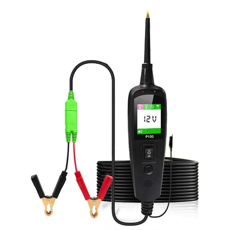 2m Automotive Circuit Tester Power Circuit Probe Kit Car Voltage/resistant Tester 12/24v Diagnostic