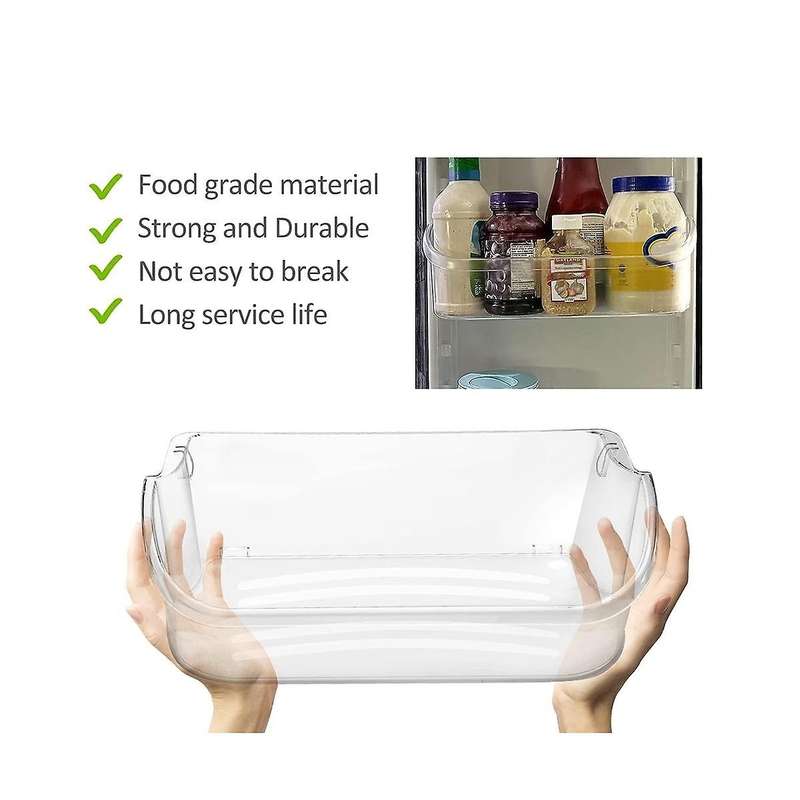 2-pack 240356402 Refrigerator Door Bin Replacement Part, Compatible for Refrigerator Door Shelf Part