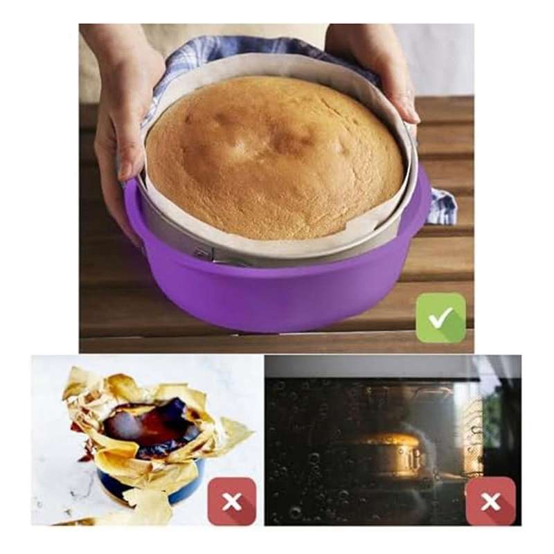 2pack Cheesecake Pan Protector,water Bath Protector for 9,9.5 Inch Round Springform Pan,round Cake M