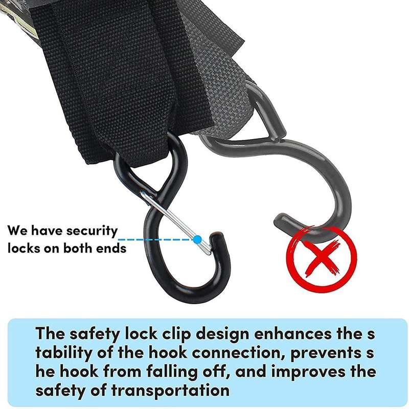 2-Pack Boat Trailer Transom Tie-Down Straps,2in x 4Ft Adjustable Transom Straps with Quick Release B