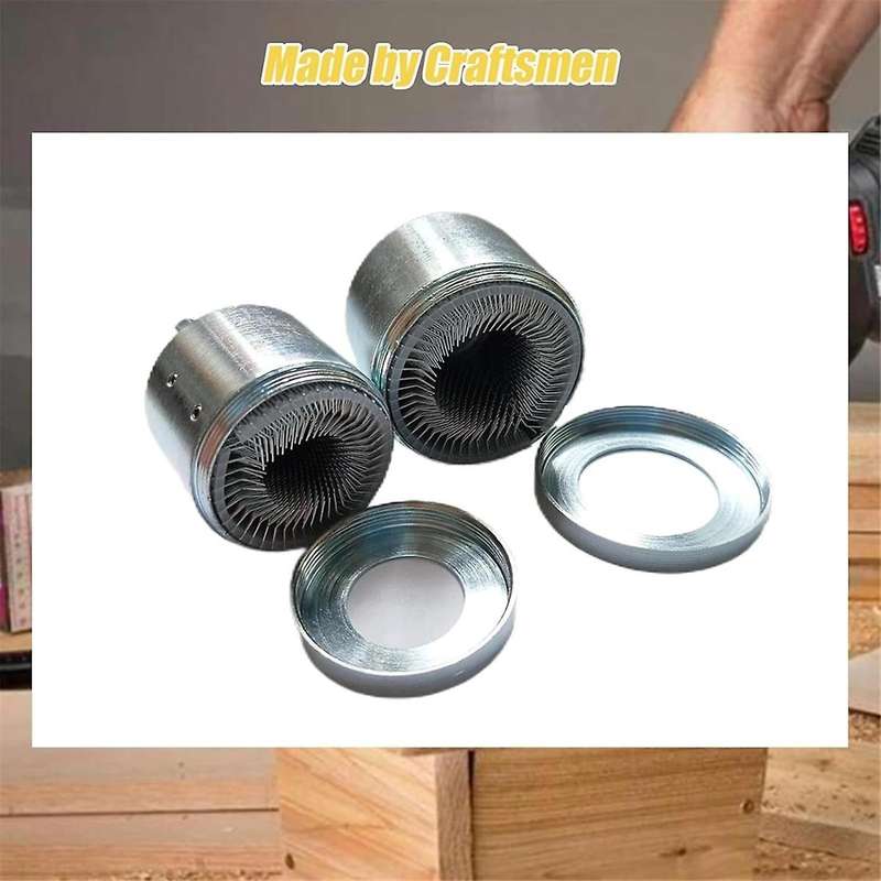 2pack Copper Tube Pipe Cleaning Brush,Full-Metal HVAC Tube Cleaning Brush for Drill Power 1/4in Shan