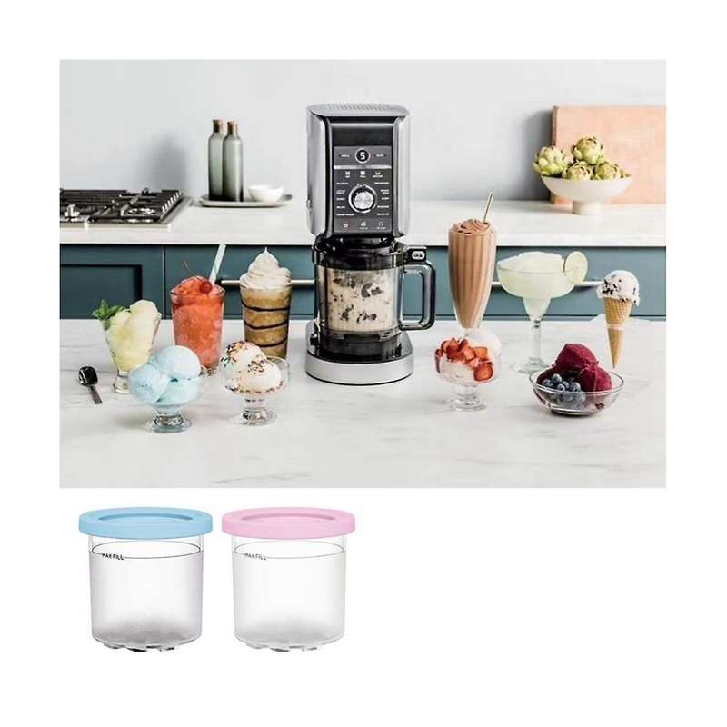 2pack for Ninja Xskplid2cd, Compatible with for Nc299amz and Nc300s Series Cream Ice Cream Makers1