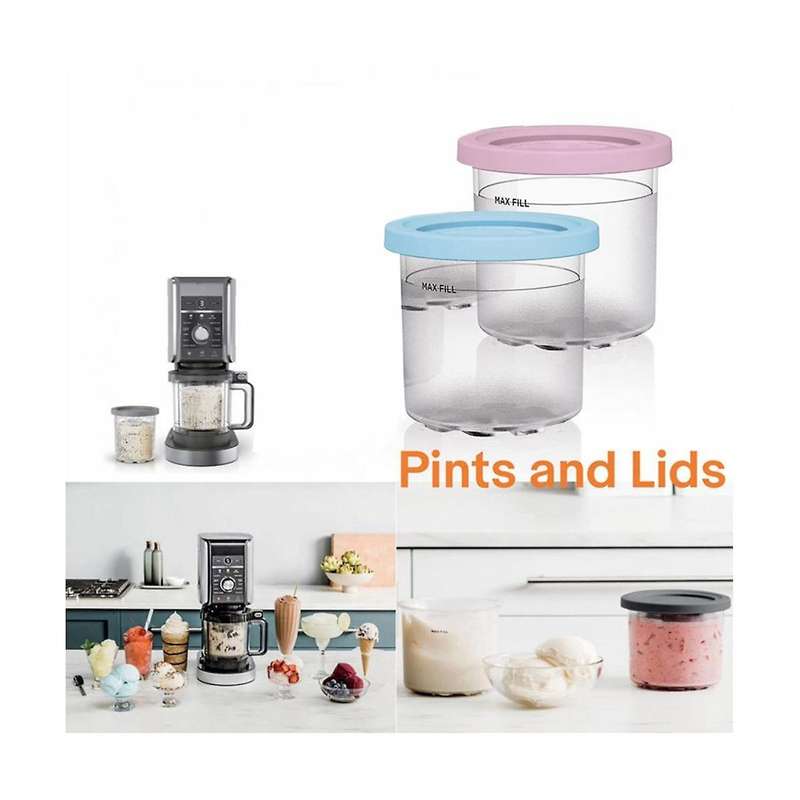 2pack for Ninja Xskplid2cd, Compatible with for Nc299amz and Nc300s Series Cream Ice Cream Makers1