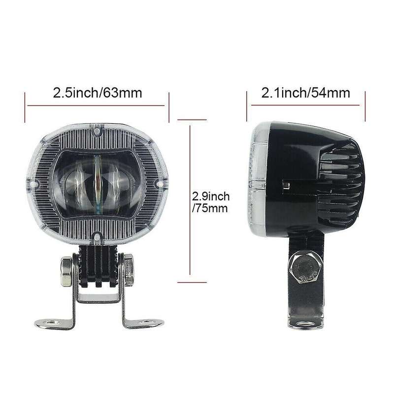 2Pack Forklift Safety Light Spot Light Warehouse Safe Warning Light 10W Led Motorcycle Lights Work L