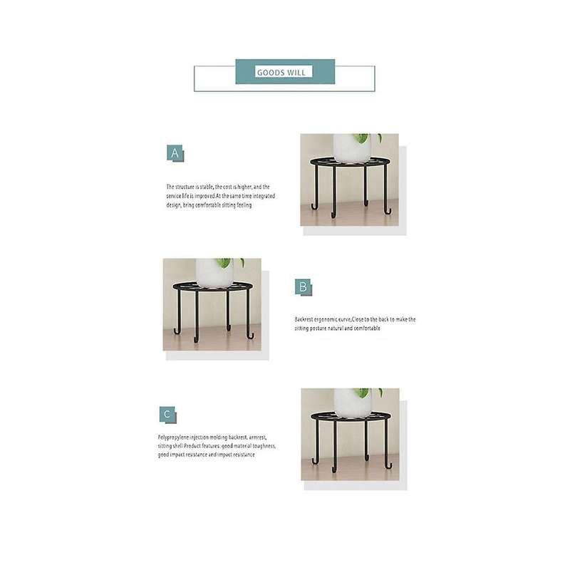 2-pack Decent Metal Plant Stands, Heavy Duty Flower Pot Stands for Multiple Plant, Anti-rust Iron P