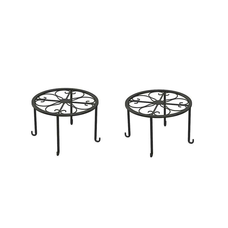 2-pack Decent Metal Plant Stands, Heavy Duty Flower Pot Stands for Multiple Plant, Anti-rust Iron P