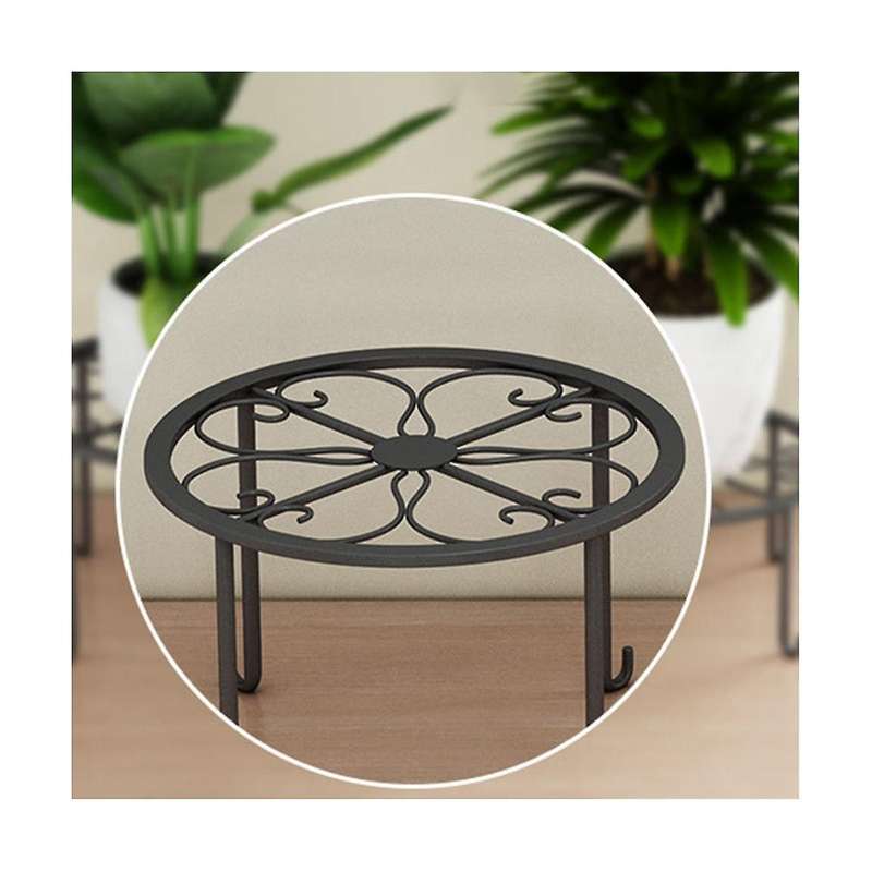 2-pack Decent Metal Plant Stands, Heavy Duty Flower Pot Stands for Multiple Plant, Anti-rust Iron P