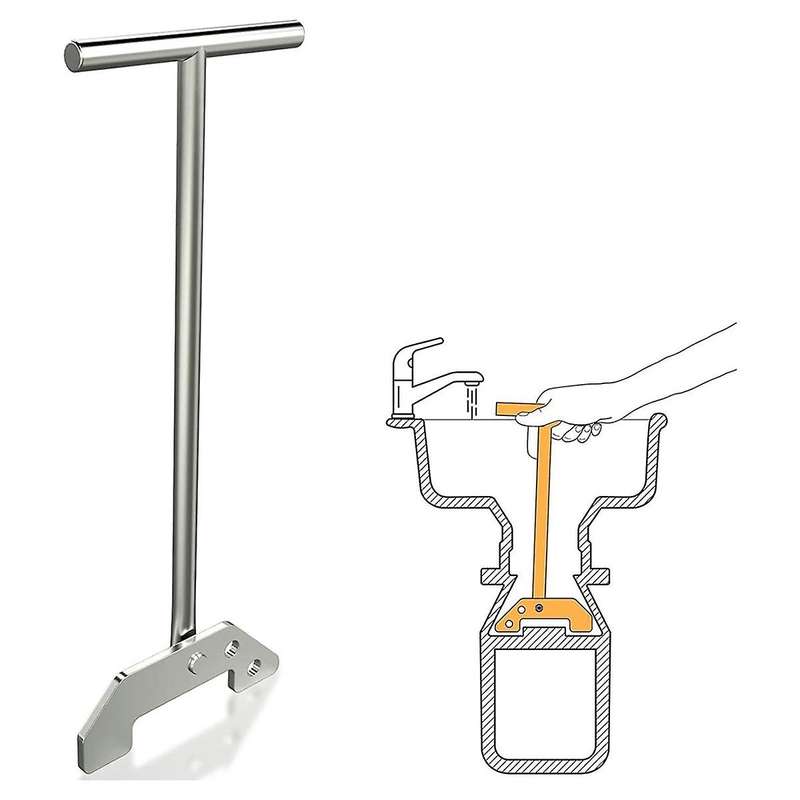 2Pack Garbage Disposer Unjamming Wrench for Garbage Disposals, Unclog Kitchen Sink Clogging