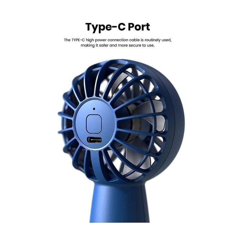 2-pack Handheld Fan Rechargeable Mini Fan, Portable Hand Fan Personal Fan with 3 Speeds Fan for Home