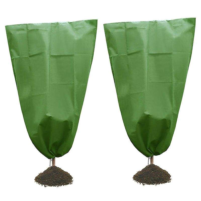 2Pack Heavy Duty Plant Cover Warm Worth Frost Protection Bag Frost Blanket for Shrubs Dwarf Flower