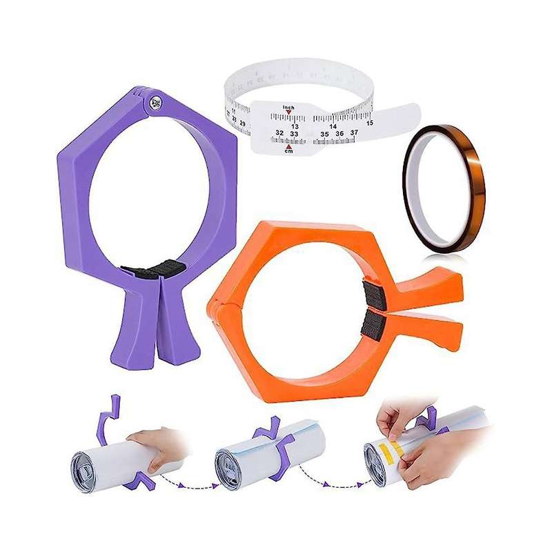 2Pack Pinch Tumbler Clamp, Sublimation Tumblers Pinch for 20 Oz Skinny Straight Tumbler Blank Cups M