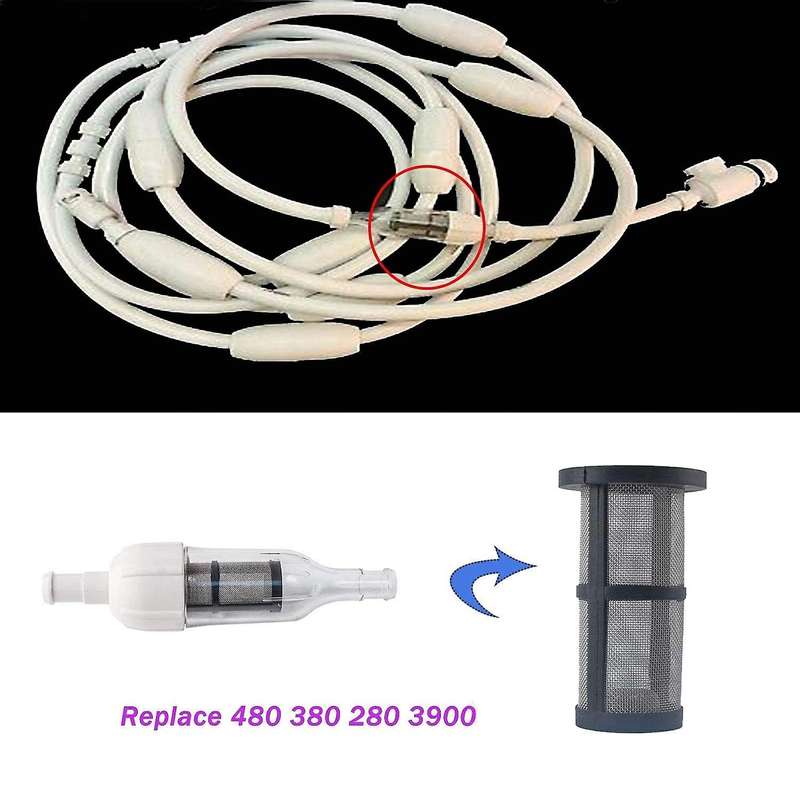 2Pack Pool Cleaner 48222 Filter Screen for 280 380 3900 Sport 480 48-080 Pool Cleaner Replacement