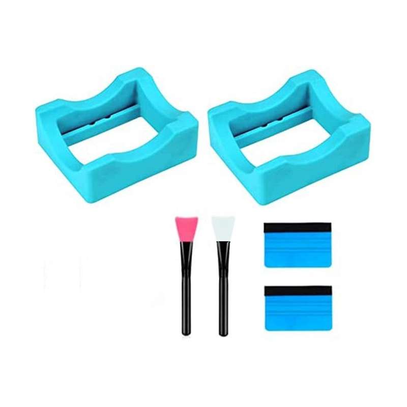 2pack Silicone Cup Cradle for Tumbler with Built-in Slot,tumbler Holder for Crafts Use to Apply Vin