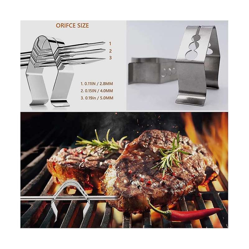 2pack Temperature Meat Probe Compatible with Rt-700, Wood Grill, Grill Accessories, with Thermomete