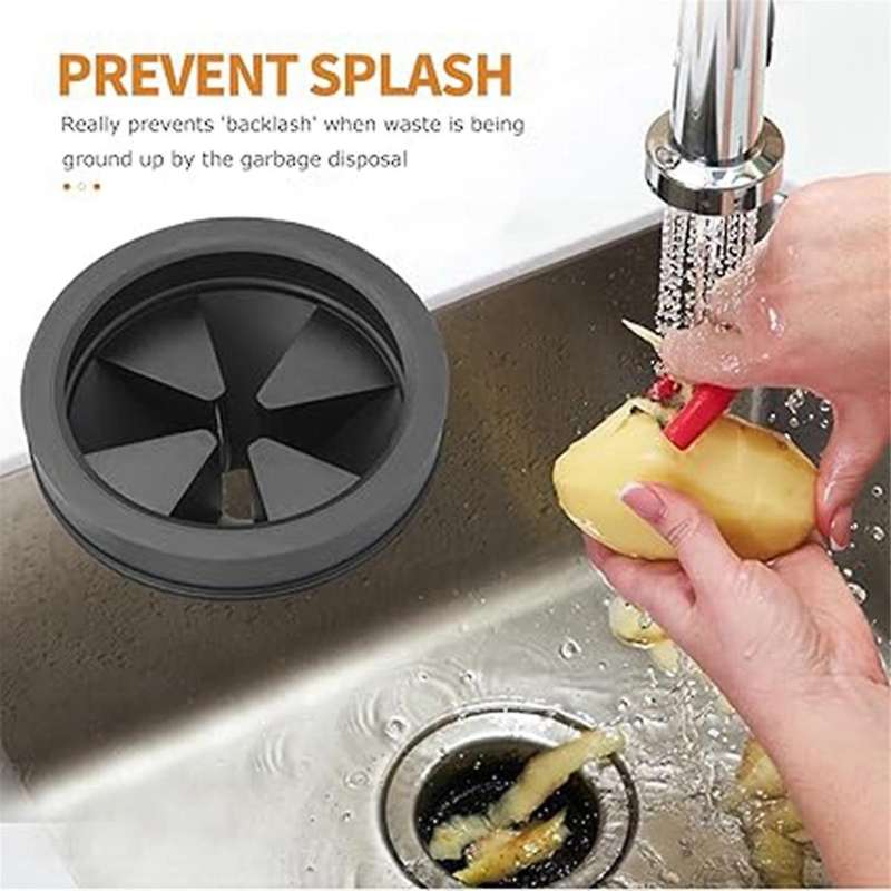2-pack Sink Backsplash Garbage Disposal Splash Guard Food Waste Disposer Splash Guard Collar Replac