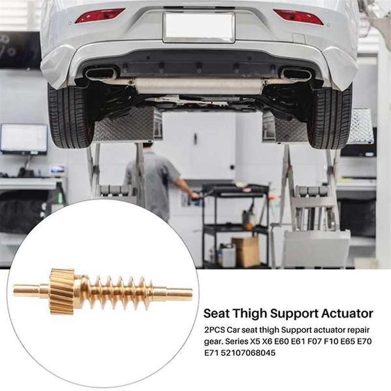 2pair Car Seat Thigh Support Actuator Repair Gear for 5 7 Series X5 X6 E60 E61 F07 F10 E65 E70 E71 5