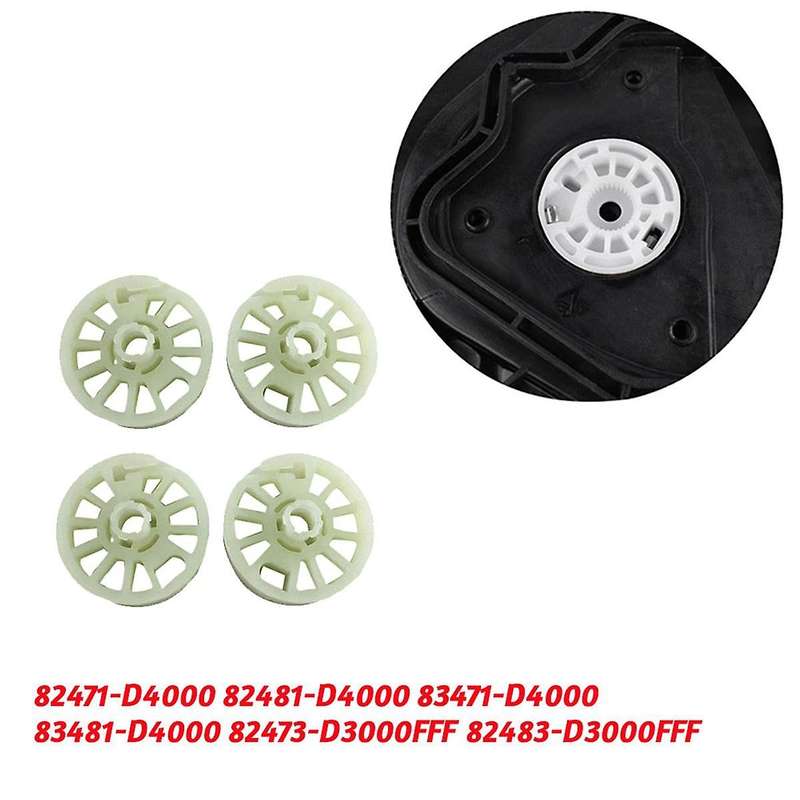 2Pair LH+RH Window Regulator Gear Drum for QL 2016-2019 82473-D3000FFF 82483-D3000FFF