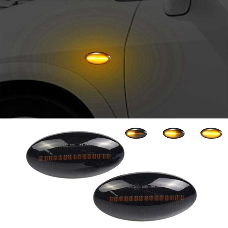 2pair Car Dynamic LED Side Marker Light Turn Signal Light for APV Alto Grand Vitara Jimny SX4