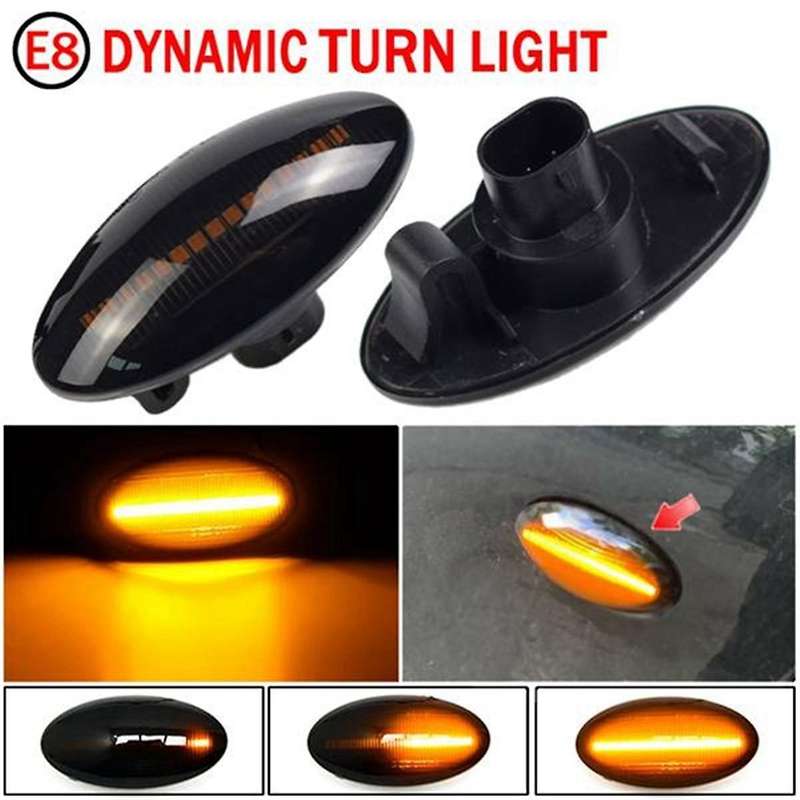 2pair Car Dynamic LED Side Marker Light Turn Signal Light for APV Alto Grand Vitara Jimny SX4