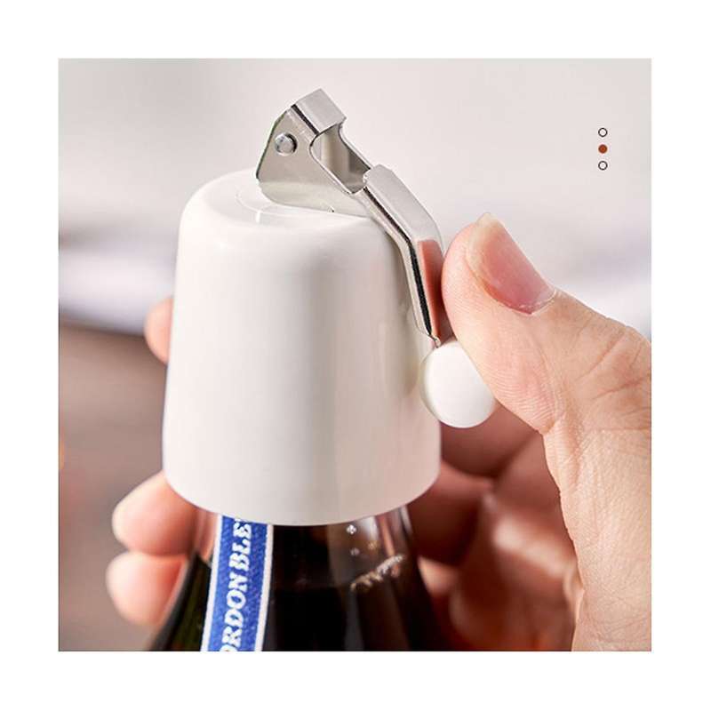 2Pack Wine Bottle Stopper, Wine Bottle Plug with Silicone, Expanding Beverage Bottle Stopper