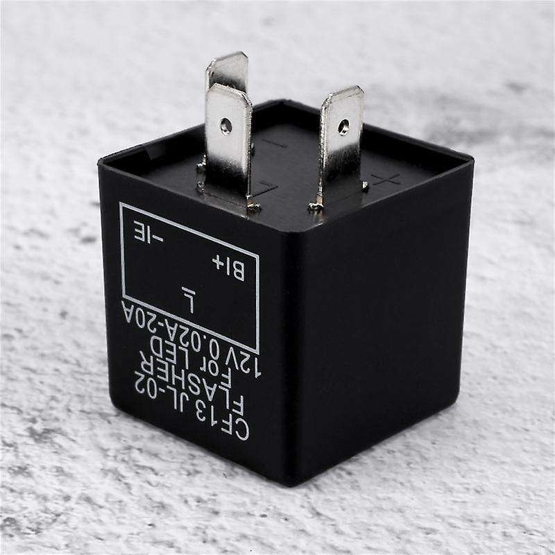 2pc 12v 3pin Car Flasher Relay Cf13 Jl-02 Fix Led Light Turn Signal Indicator Flash