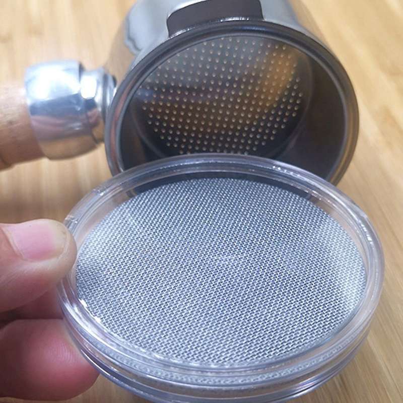 2PC 51mm Puck Screen/Espresso Portafilter Lower Shower Screen/Contact Screen - Stainless Steel