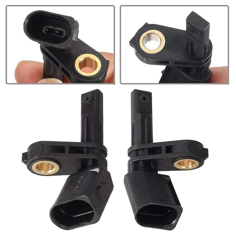 2Pc ABS Wheel Speed Sensor Front Left & Right 7H0927804 WHT003856 for - A3 Golf