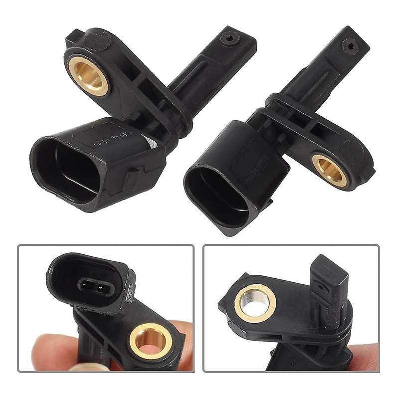 2Pc ABS Wheel Speed Sensor Front Left & Right 7H0927804 WHT003856 for - A3 Golf