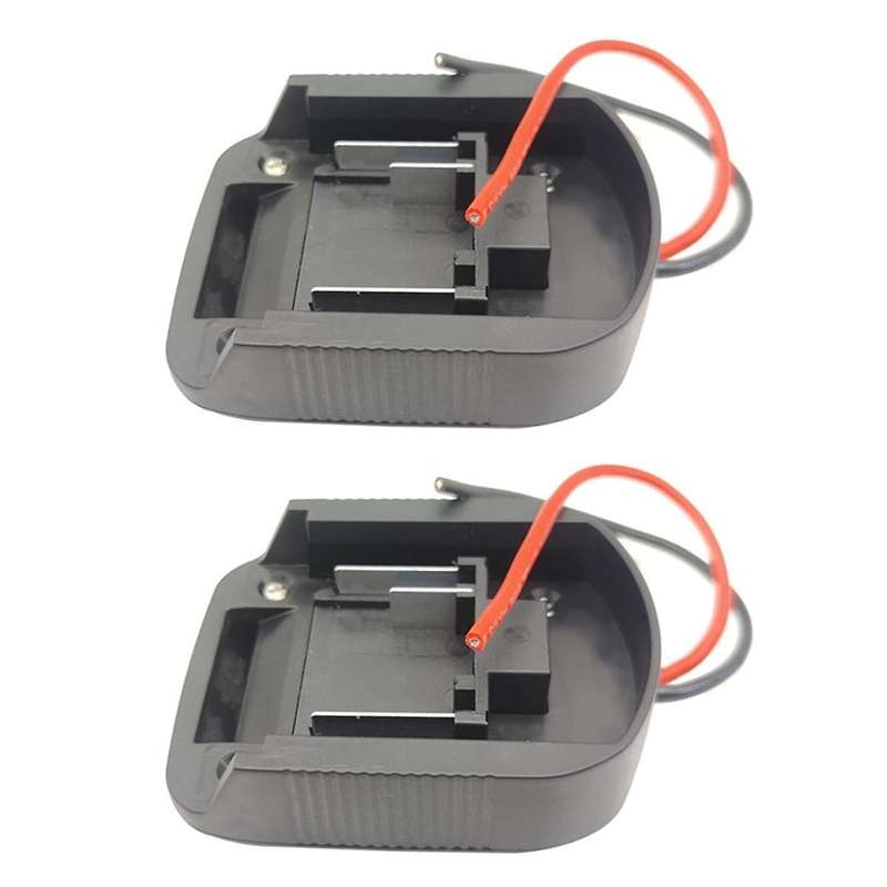 2Pc Battery Adapter for 18V Lithium Battery Power Tool Connector Adapter Dock Holder for Power Tool