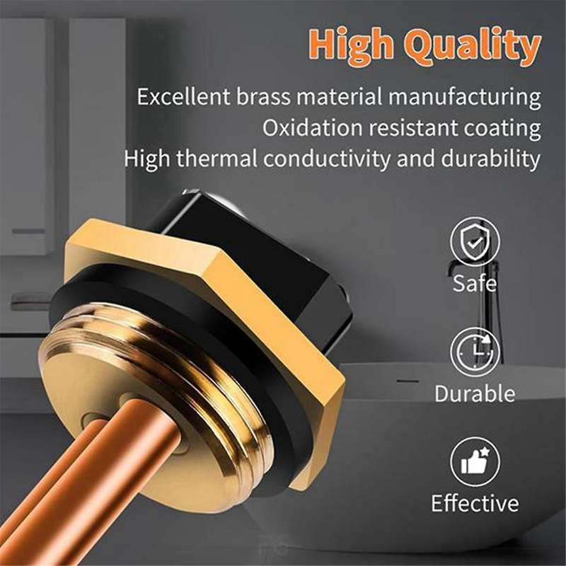 2Pc 9000W 240V HE90240 Heating Elements for Electric Water Heater for Eco 18/24/27/36 for Electric
