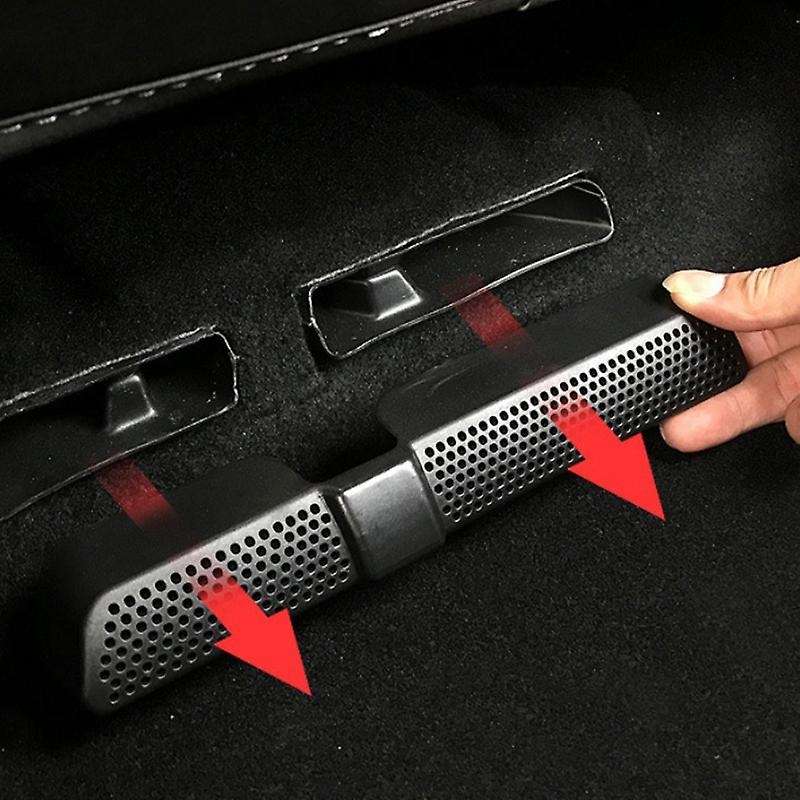 2PC Car Air Outlet Cover for 2016-2018 Back Seat Under Car Rear Seat Air Conditioning Vent Cover