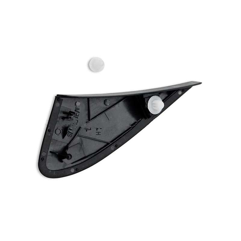 2pc Exterior Rear Mirror Trim Side Mirror Triangle Trim for 2003-2008 60118-12010 60117-12010