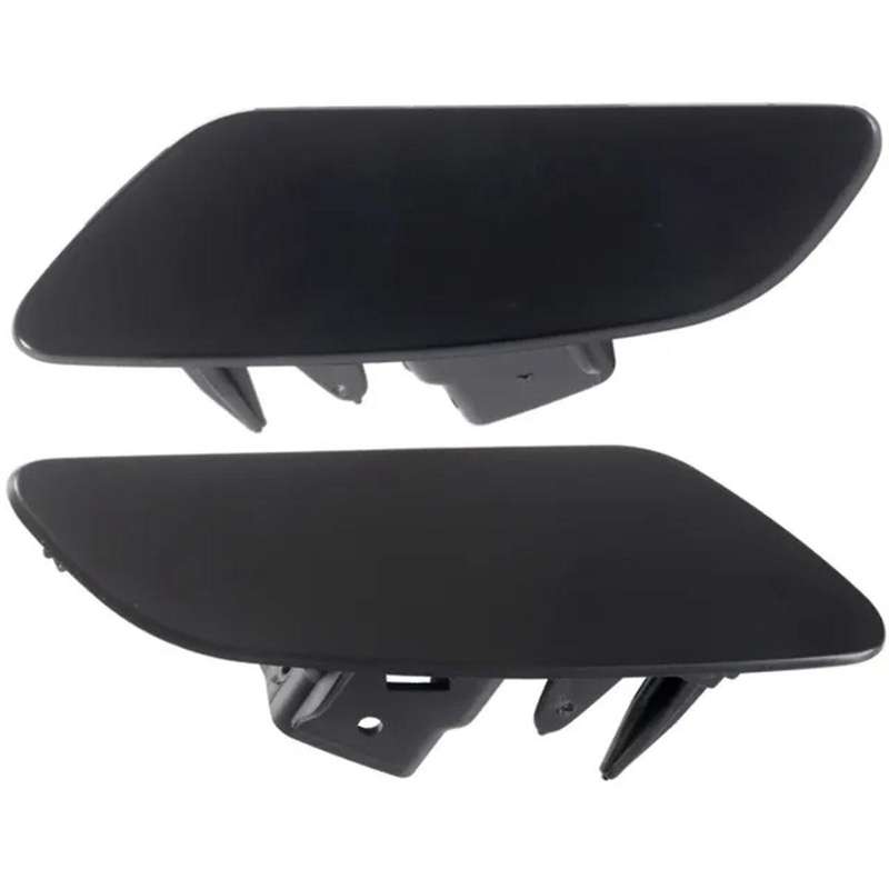 2PC Front Bumper Headlight Washer Nozzle Head Light Jet Cover for 17-20 971807753G2X 971807754G2X
