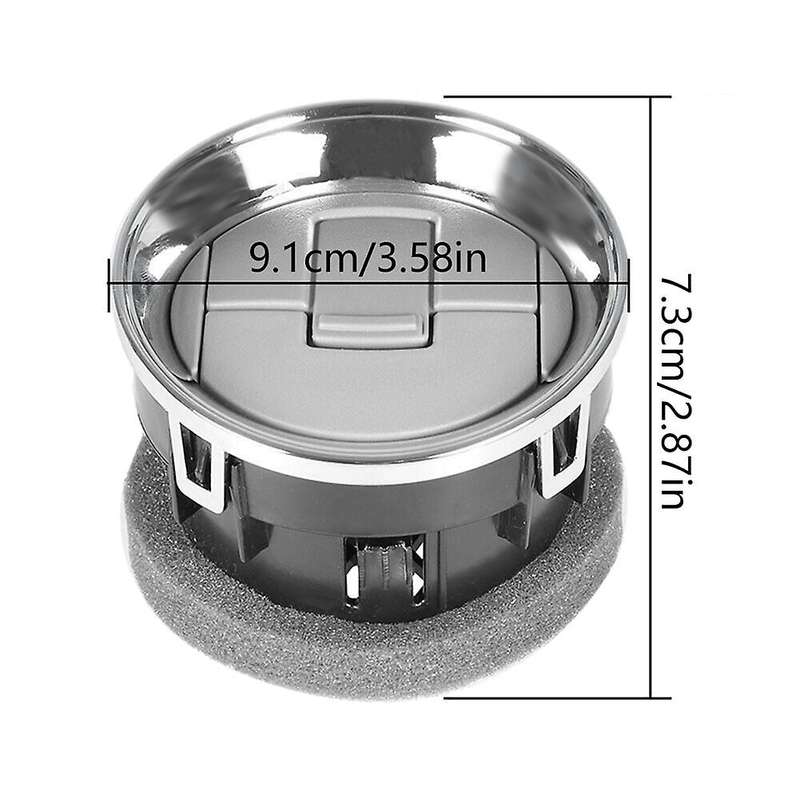 2Pc for 2009-2014 Dash Vent Air Outlet Dashboard AC Heater Chrome CL3Z19893EA / 9L3Z19893CA