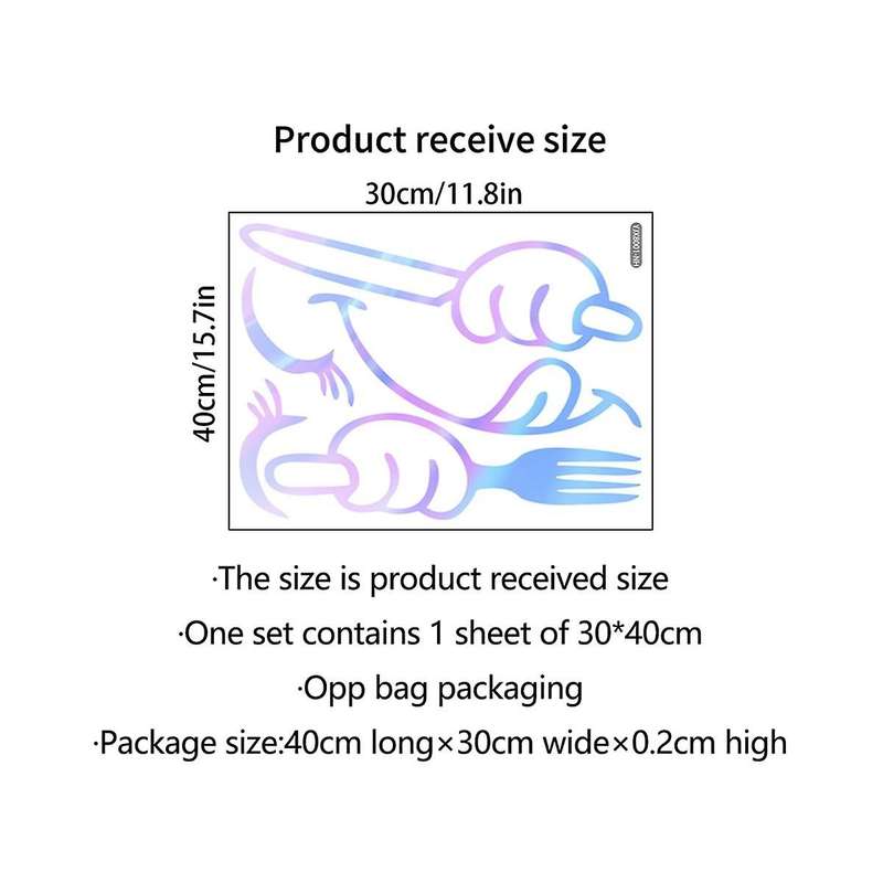 2pc Refrigerator Stickers, Cute Happy Delicious Face Fridge Stickers Glow In The Dark, Fridge Dazzl
