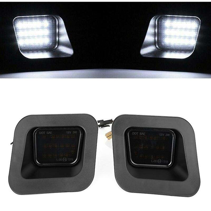 2Pc LED Rear Light License Number Plate Lights for Ram 1500 2500 3500 2003-2018