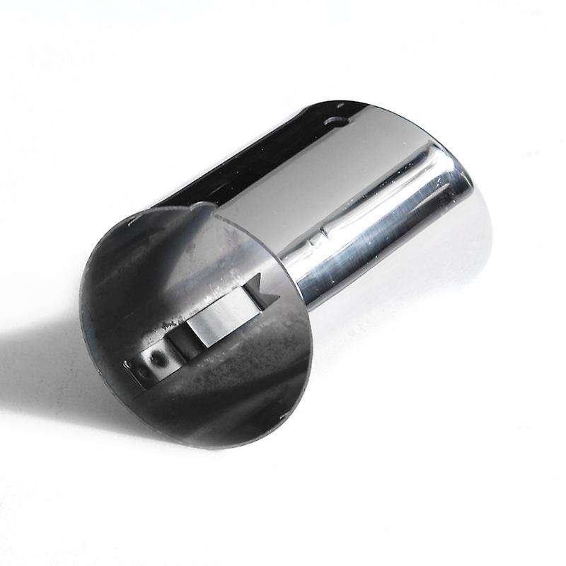 2Pc Steel Auto Car Exhaust Muffler Tip Tail Pipe Trim Covers for MK6 1.4T Golf 6 MK7 A4 Q5