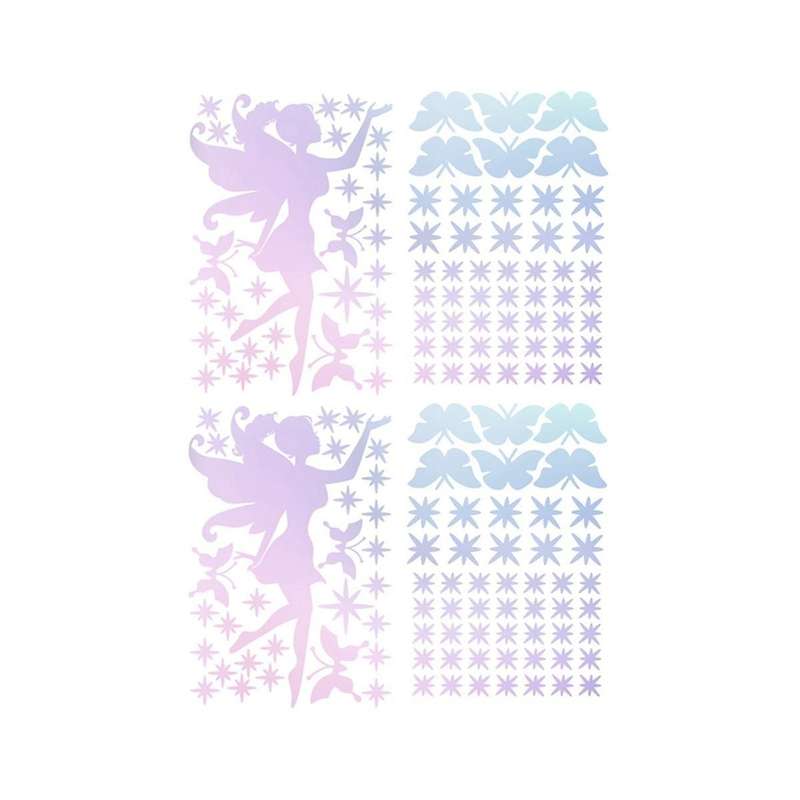 2pc Refrigerator Stickers, Cute Stars Fridge Stickers Glow In The Dark, Fridge Dazzle Decals Decora