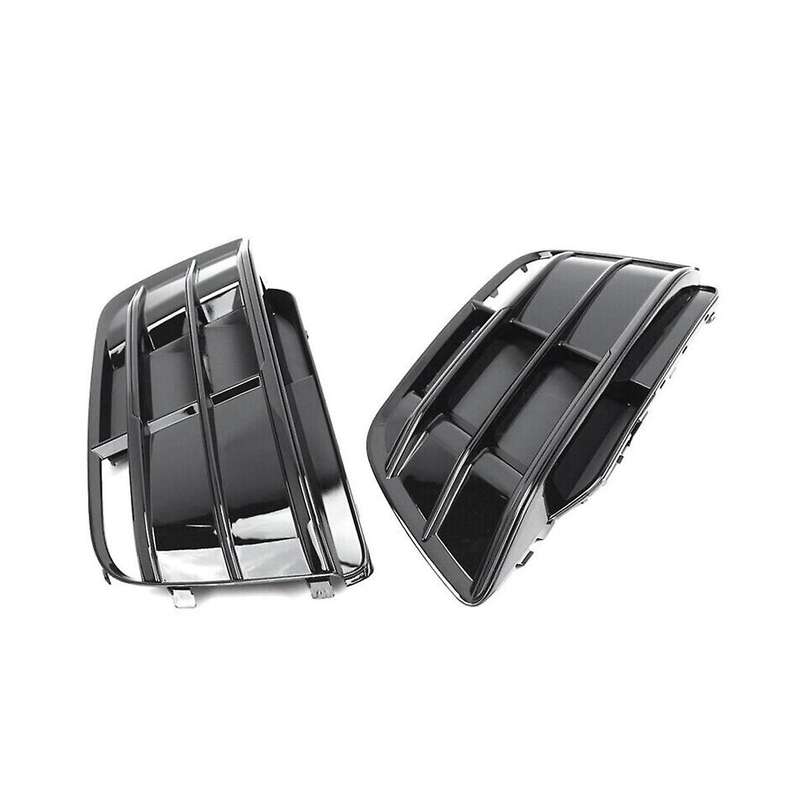 2pc Set Front Bumper Fog Light Lamp Cover Bezel for Sq5 Q5 2018-2022 80a807679m 80a807680m