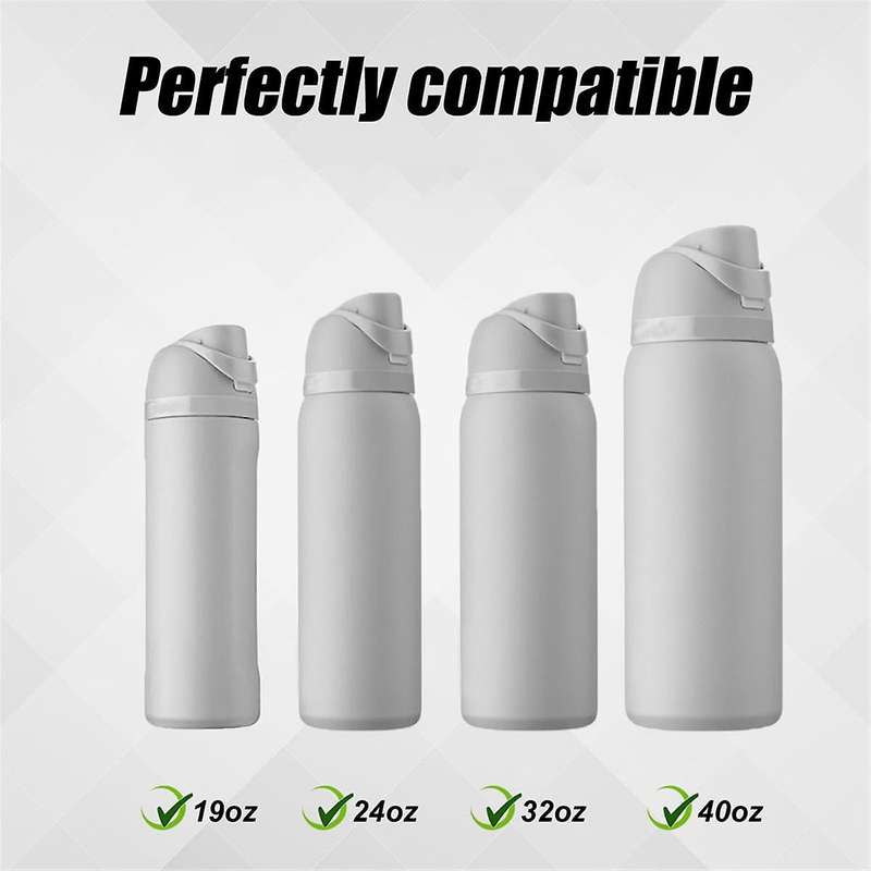 2pc Stopper Replacement 2pc Button for FreeSip 19/24/32/40oz,Silicone Plug Gasket Top Lid Bottle Mou