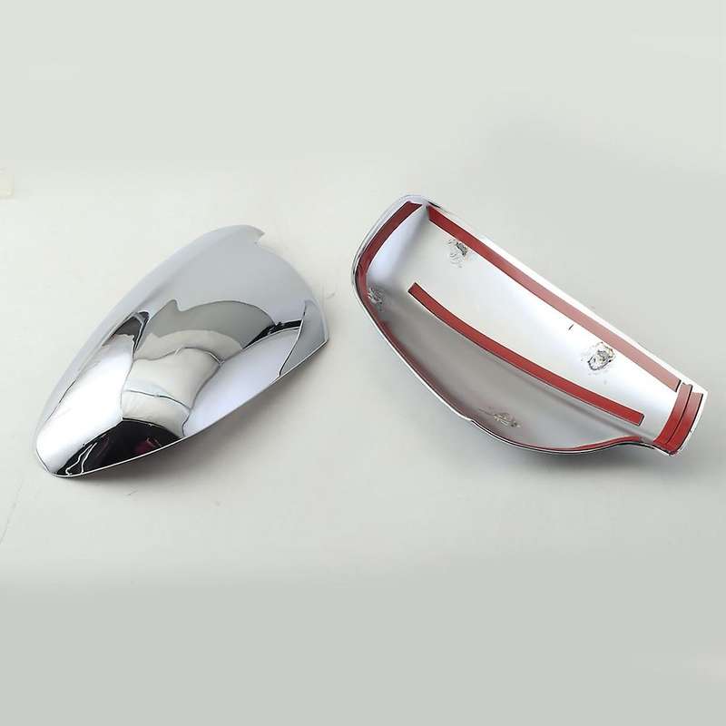 2Pcs / Set Door Side Wing Mirror Chrome Cover Rear View Cap for 307 CC SW 407 2004-2012