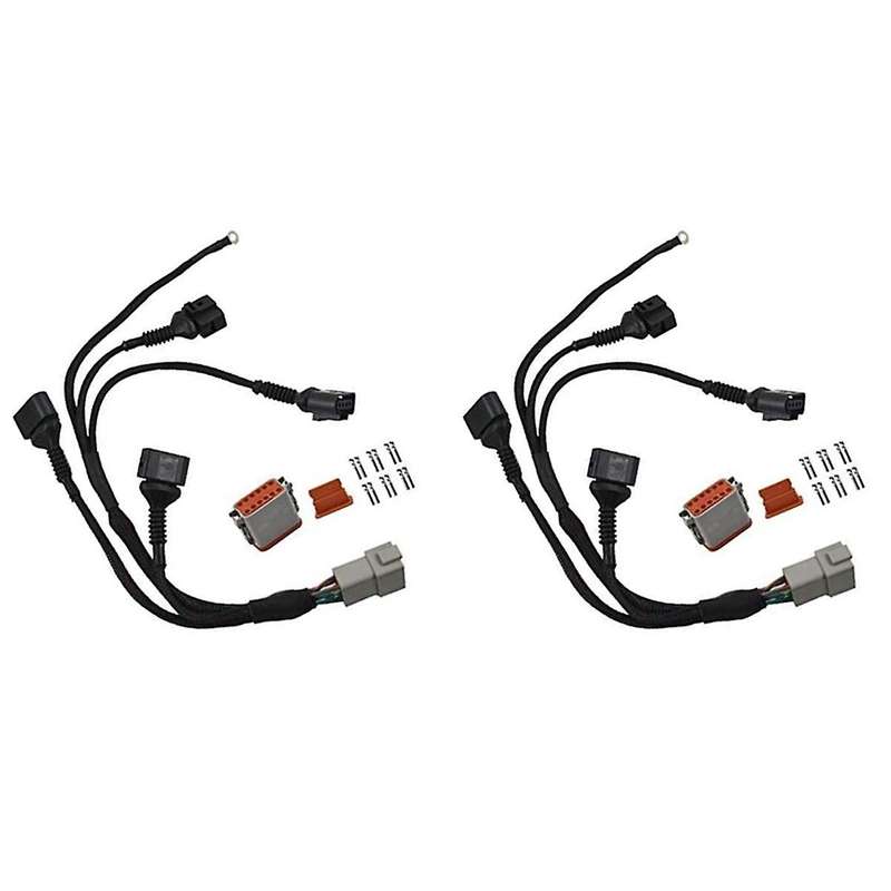 2pcs 1.8t Ignition Coil Wiring Harness Loom for 1997-2006 Tt A4 Golf 1.8l Turbocharged