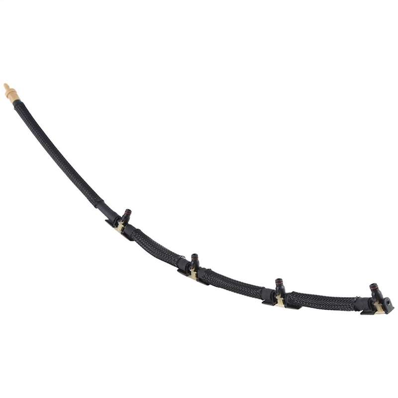 2PCS 03L130235AD Fuel Return Line Fuel Return Hose Tank Line Hose Pipe Injector Hose Leak Line for 2