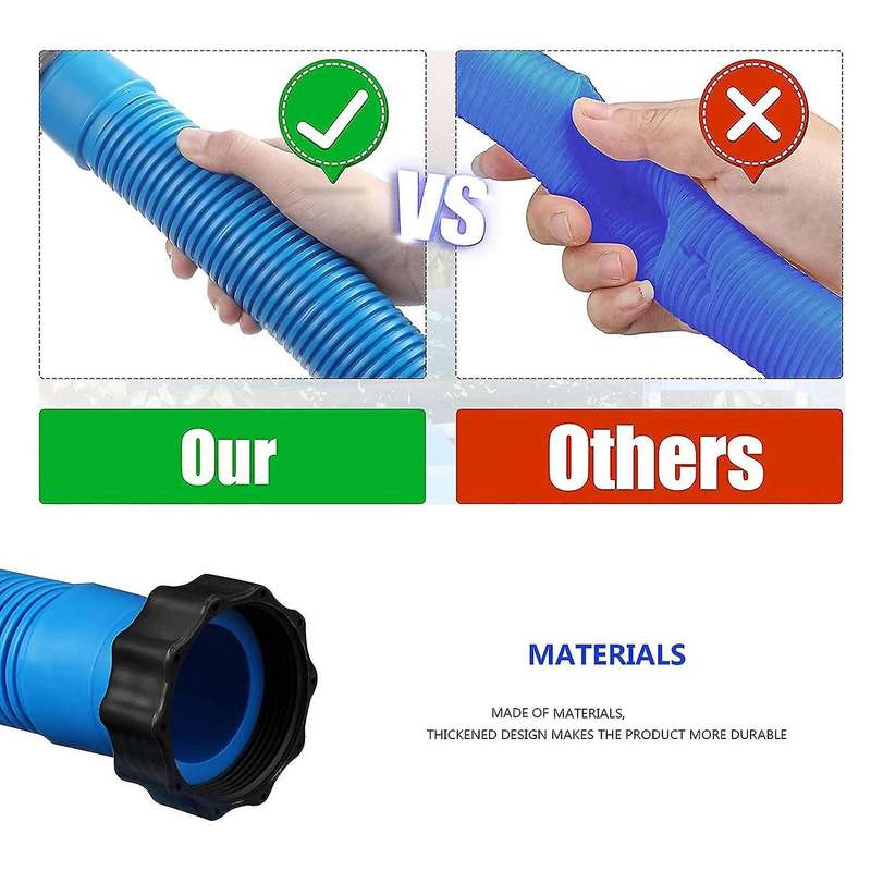 2pcs 1.5 Inch Diameter 29060e Pool Pump Replacement Hose for Filter Pumps Sand Pump & Saltwater Syst
