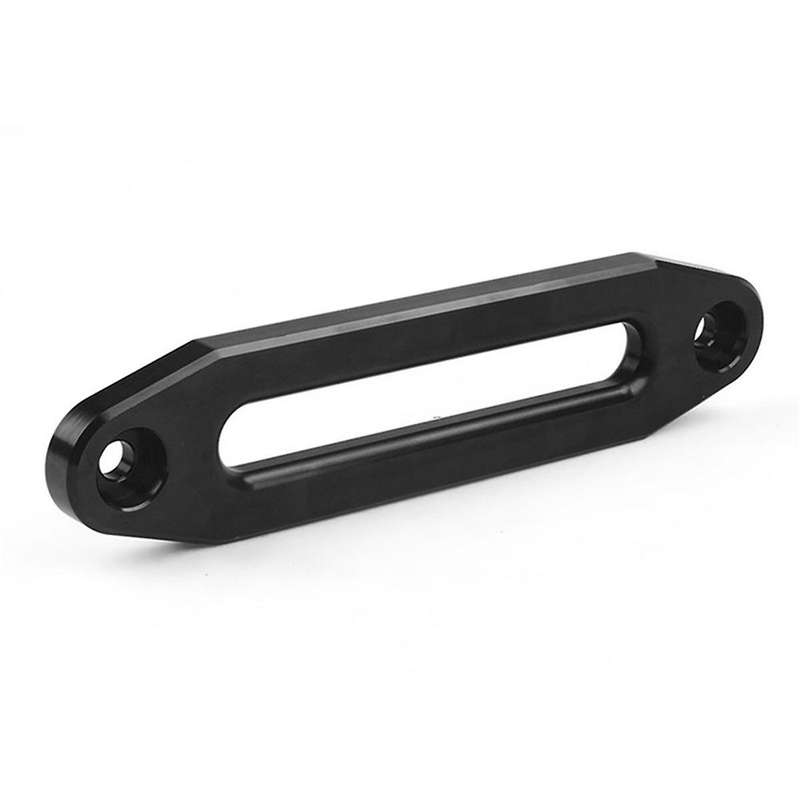 2pcs 10 Inch 12000 Winch Rope Guide Hawse Aluminum Fairlead for Off Road 4wd Rope Silver Rope Guide