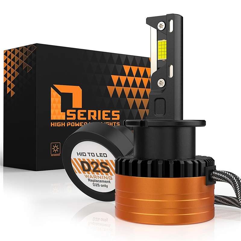 2Pcs 110W 3-Copper Tubes V31 LED for New D Series Car LED Headlight Bulb 10000LM 6500K D2/D2S