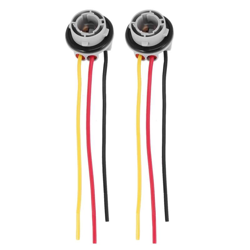 2Pcs 1157 Bay15D Lamp Holder Bulbs P21/5W Adapter Base Socket Connector Plastic Car Accessories Comp