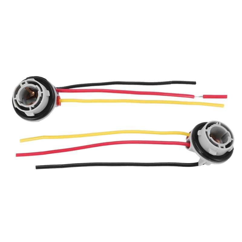 2Pcs 1157 Bay15D Lamp Holder Bulbs P21/5W Adapter Base Socket Connector Plastic Car Accessories Comp
